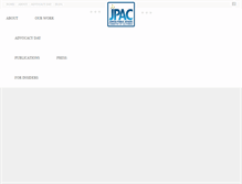 Tablet Screenshot of jpac-cal.org